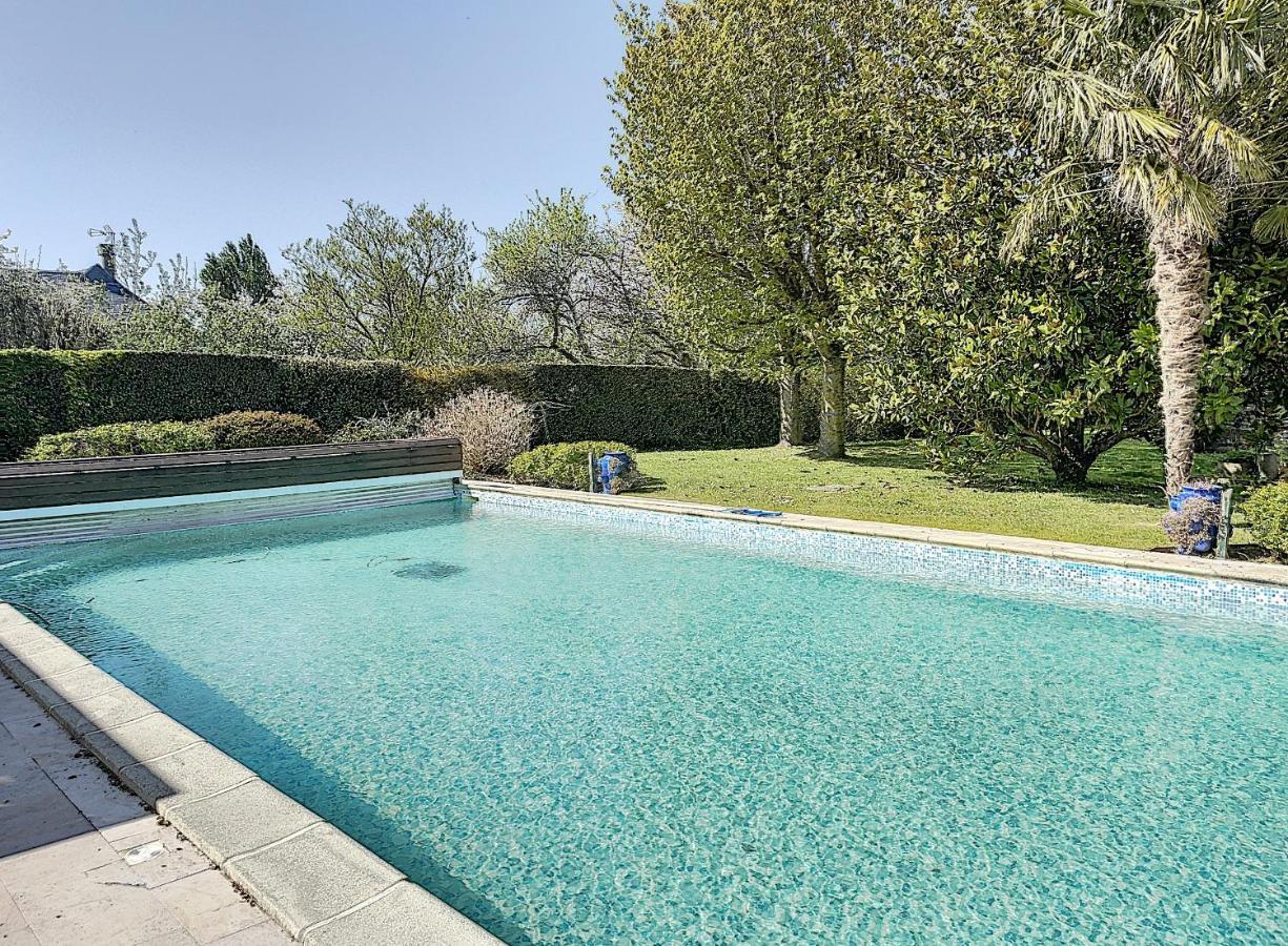 Gite De Charme "La Maison Saint-Leonard" Avec Piscine, Spa, Vue Sur Le Mont Saint-Michel Vains Kültér fotó